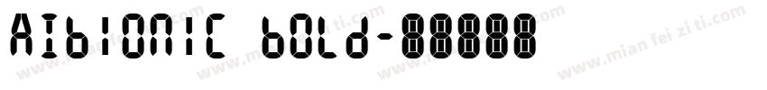 AIbionic bold字体转换